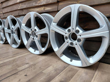 Load image into Gallery viewer, 4x Alufelge 17 Zoll 6.5" 5x112 44ET Glanz Silber A1774011200 Mercedes-Benz FEL5164992875qr