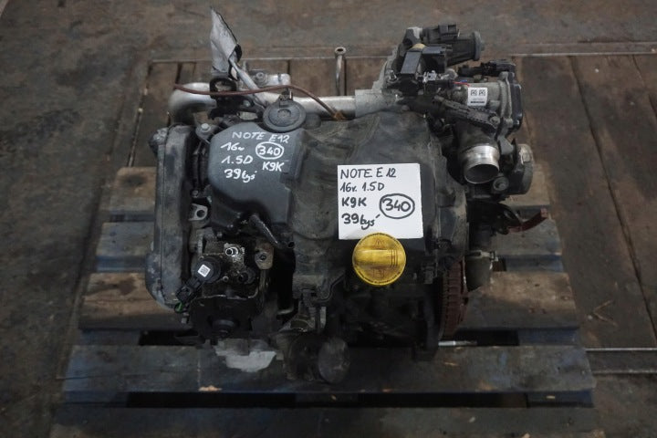 Motor Nissan Note E12 K9K608 1.5 DCI 90PS 66kW 62TKm 2013 Diesel Unkomplett MOT6430380449iu