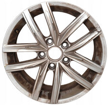 Load image into Gallery viewer, 1x Alufelge 16 Zoll 6.5" 5x112 46ET Glanz Silber 5G0601025CS VW Rim Wheel FEL9869590545on