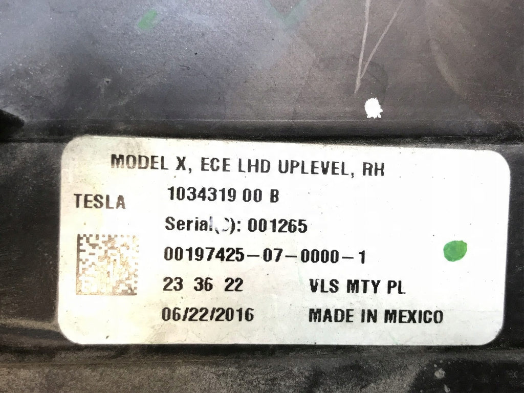 Frontscheinwerfer Tesla Model X 1034319-00-B Full LED Rechts Headlight