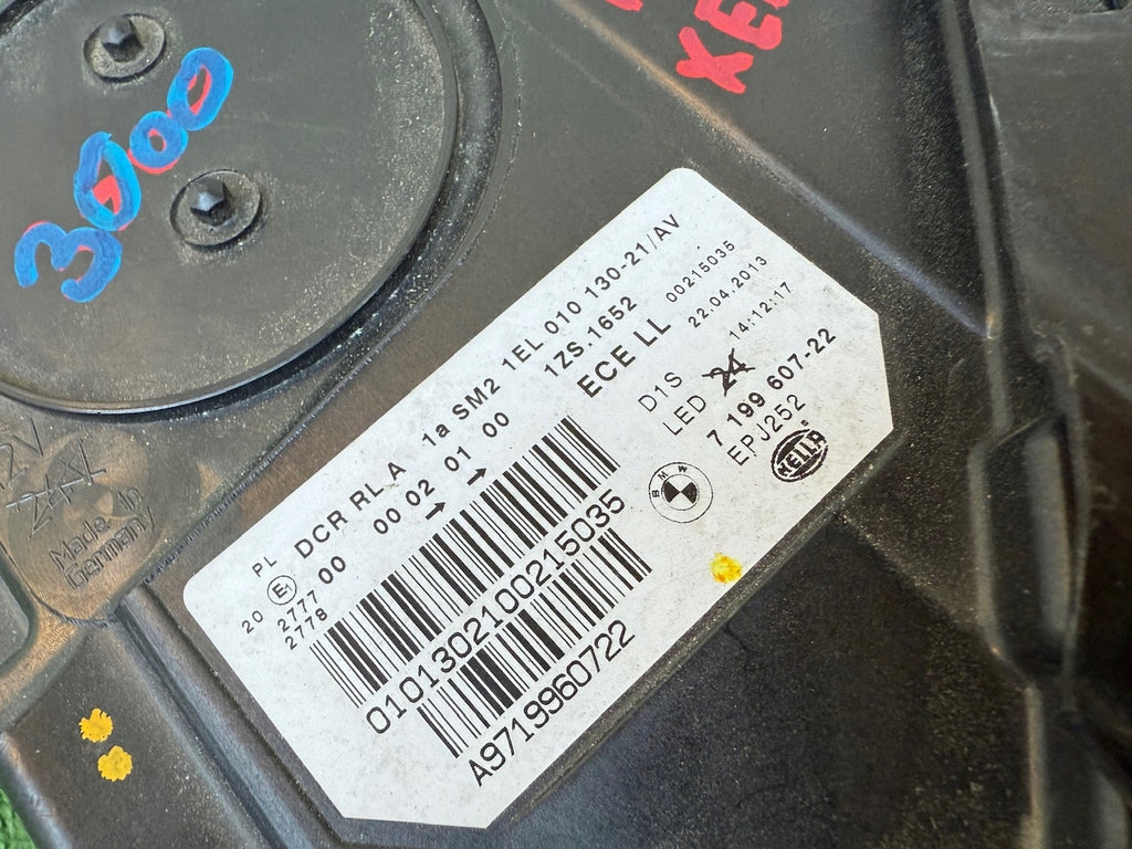 Frontscheinwerfer BMW F07 7199607 Xenon Links Scheinwerfer Headlight SCH8948458033vs