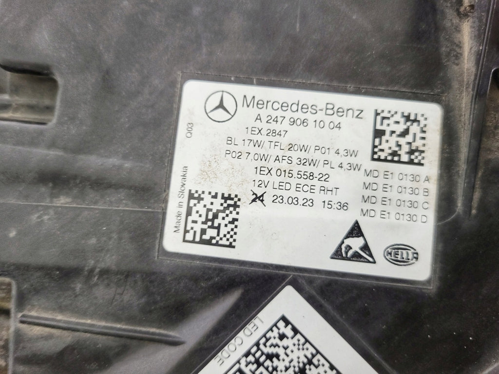 Frontscheinwerfer Mercedes-Benz W247 A2479061004 LED Rechts Headlight SCH1777116078sy