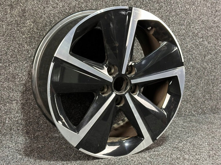 1x Alufelge 17 Zoll 7.5" 5x108 44ET Glanz Schwarz 9847065380 Opel Astra L FEL4984253839cd
