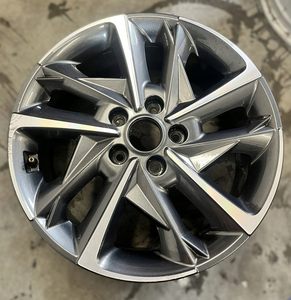 1x Alufelge 17 Zoll 7.0" 5x114.3 53ET Glanz Grau 52910-G4700 Hyundai I30 Iii FEL8971258954rr
