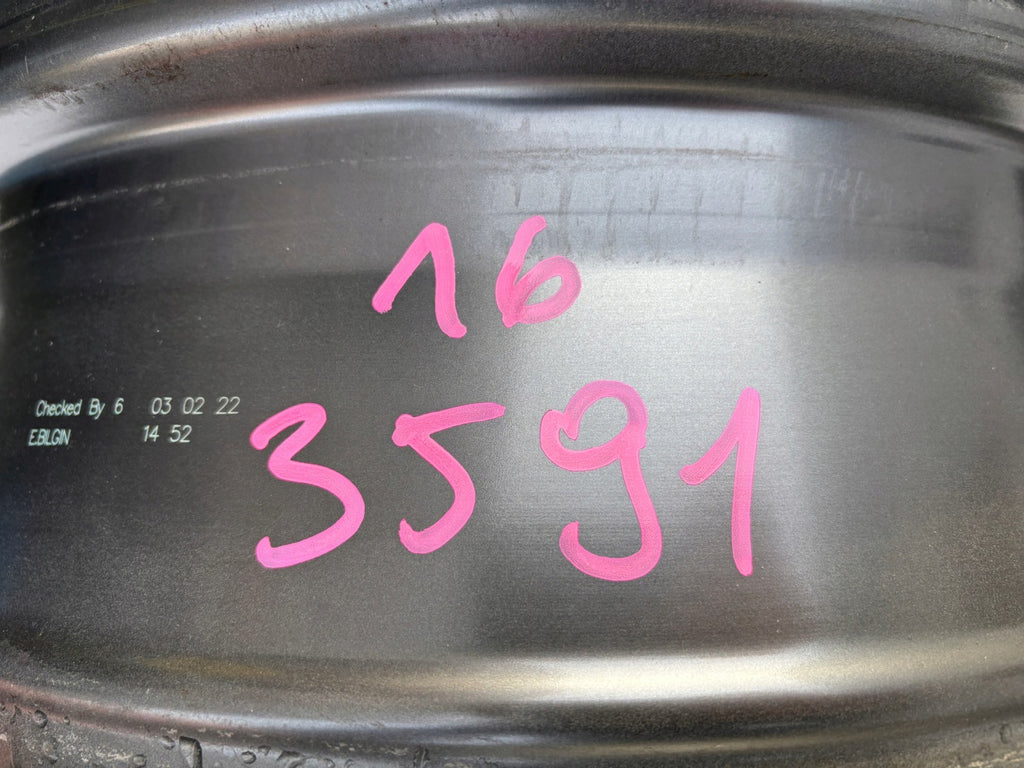 1x Alufelge 16 Zoll 6.0" 4x98 41ET Glanz Grau 50290266- Fiat 500 Rim Wheel FEL4534586178vl