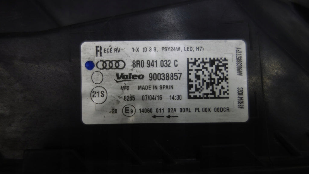 Frontscheinwerfer Audi Q5 8R0941032C Xenon Rechts Scheinwerfer Headlight