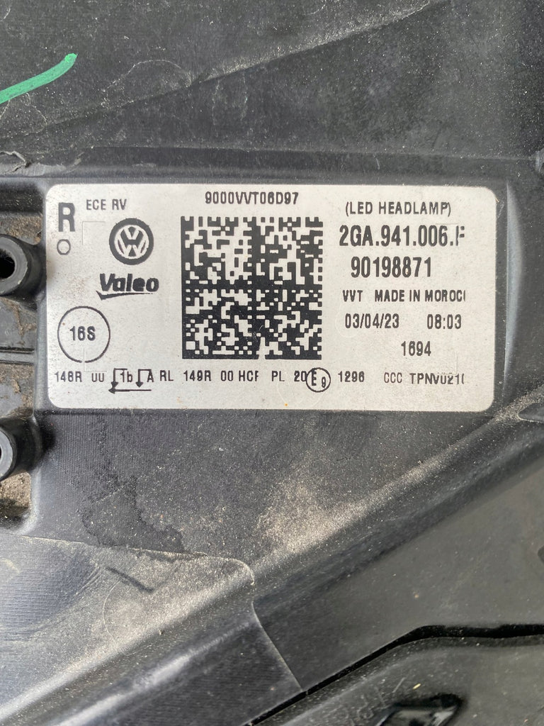 Frontscheinwerfer VW T Roc 2GA941006F LED Rechts Scheinwerfer Headlight