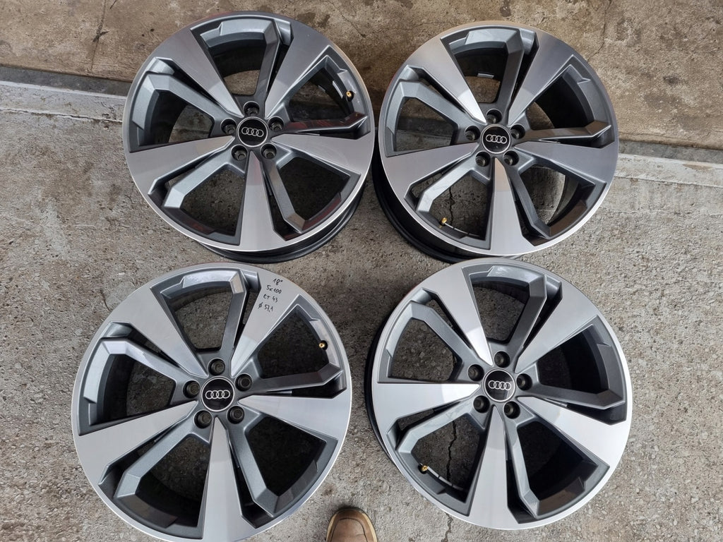 4x Alufelge 18 Zoll 7.5" 5x100 43ET Glanz Grau 82A601025T Audi A1 Mg Rim Wheel FEL3669976466yc