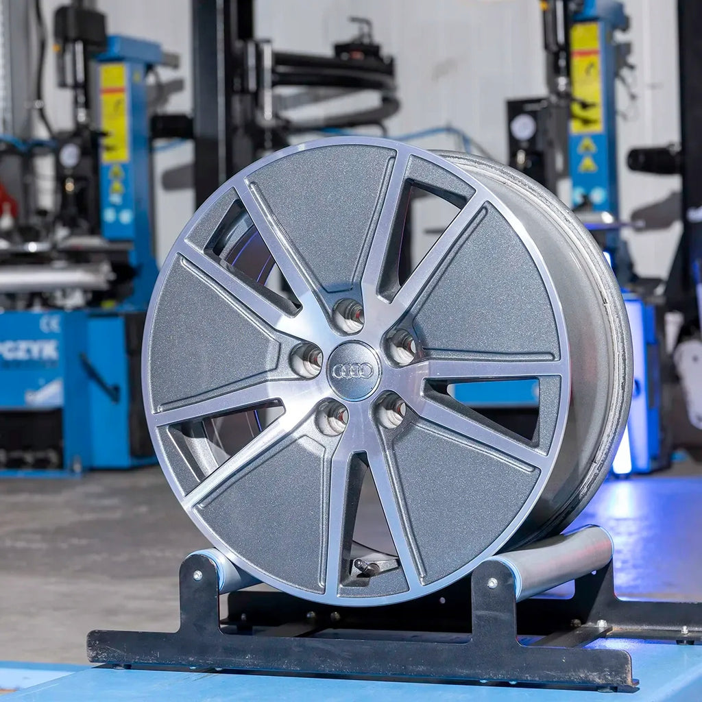 4x Alufelge 17 Zoll 7.5" 5x112 38ET Glanz Silber Audi Rim Wheel FEL2395263719cr