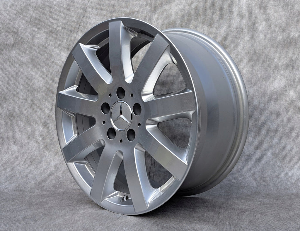 1x Alufelge 17 Zoll 8.0" 5x112 38ET Glanz Silber 2114013502 Mercedes-Benz W211 FEL5319485287rh
