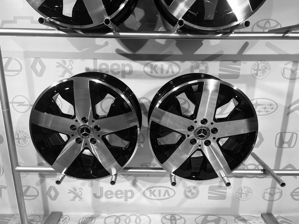 4x Alufelge 18 Zoll 7.5" 5x112 53ET Glanz Grau A2474012800 Mercedes-Benz W247 FEL8435116218pm