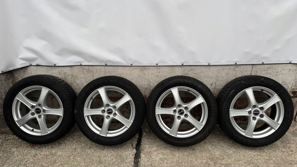 4x Alufelge 17 Zoll 6.5" 5x112 45ET Glanz Silber KBA50398 Audi Rim Wheel FEL2404440306im