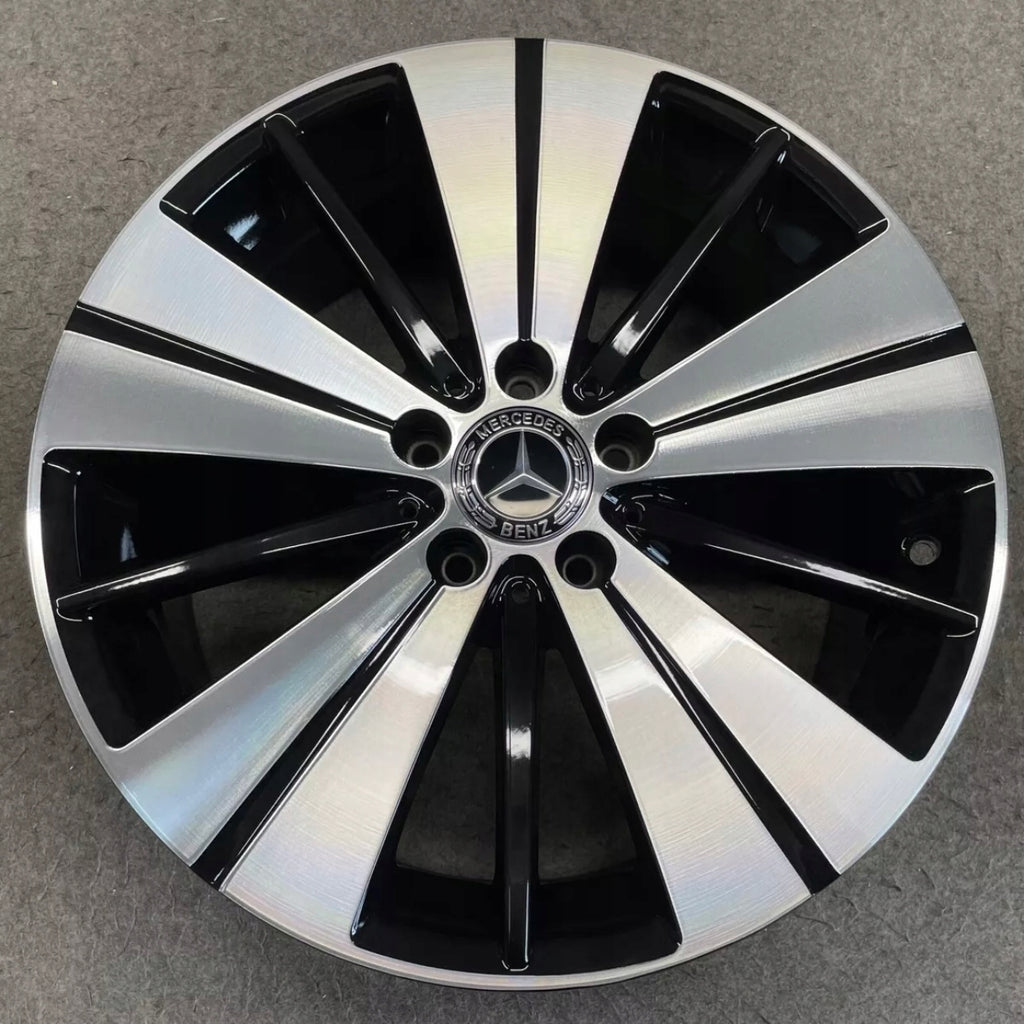 4x Alufelge 18 Zoll 7.5" 5x112 52ET Glanz Schwarz A2464011800 Mercedes-Benz FEL7360322691pl