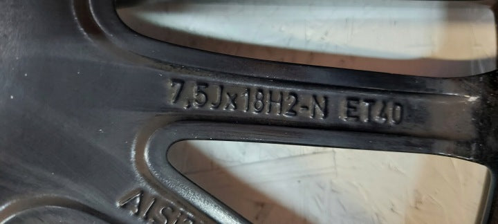 1x Alufelge 18 Zoll 7.5" 5x112 40ET A2064014900 Mercedes-Benz W206 Rim Wheel FEL1308436832zf