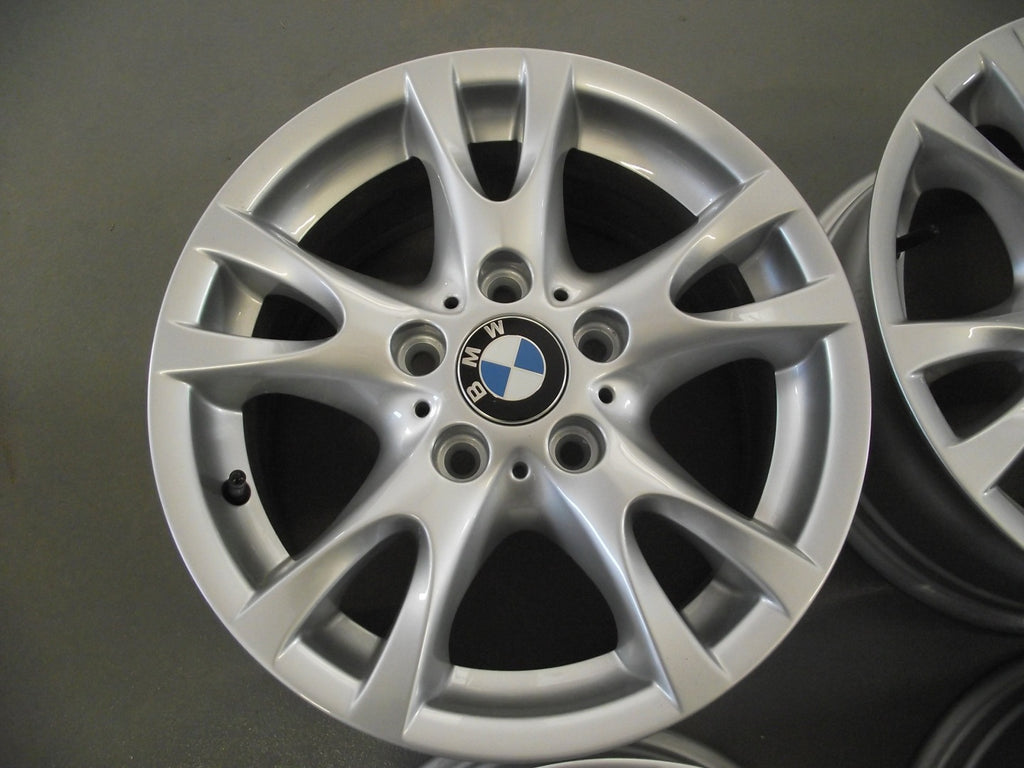 4x Alufelge 16 Zoll 7.0" 5x120 44ET Glanz Silber 6778218 BMW 1 Rim Wheel FEL3633991878pj