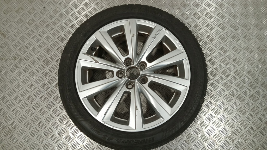 1x Alufelge 16 Zoll 7.0" 5x100 46ET Glanz Silber 6R0601025 VW Polo Rim Wheel FEL4985127791on