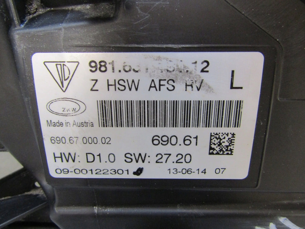 Frontscheinwerfer Porsche Cayman Boxster 981 98163113112 Xenon Links Headlight SCH9981478931qq