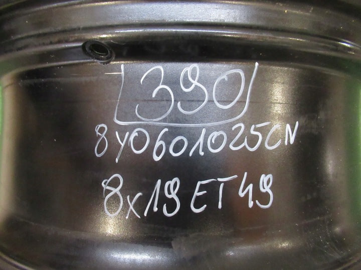 1x Alufelge 19 Zoll 8.0" 5x112 49ET Schwarz 8Y0601025CN Audi A3 Rim Wheel FEL4726321468fk