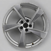 Load image into Gallery viewer, 1x Alufelge 19 Zoll 8.5&quot; 5x112 40ET Glanz Silber 8W0601025 Audi Rim Wheel