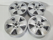 Laden Sie das Bild in den Galerie-Viewer, 4x Alufelge 15 Zoll 5.5" 5x112 46ET Glanz Silber 6855101 Mini Rim Wheel FEL6463992510ih