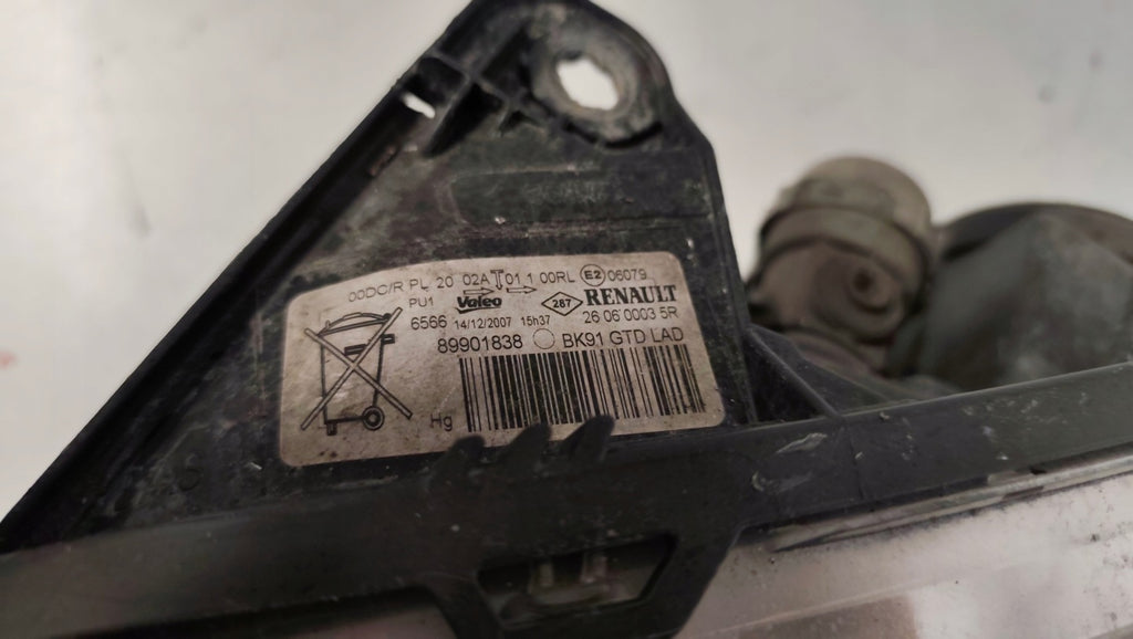 Frontscheinwerfer Renault Laguna III 150411-610009-0075 Xenon Links Headlight SCH4957053491el