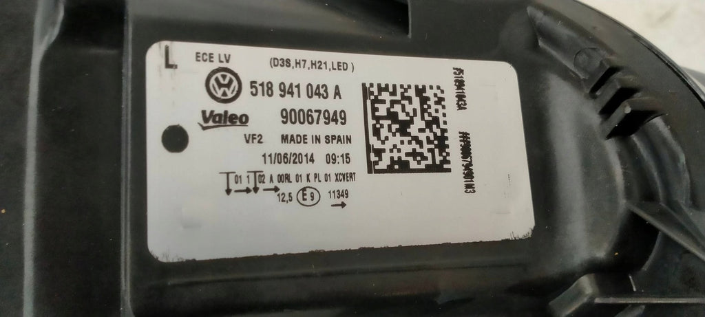 Frontscheinwerfer VW Golf Sportsvan 518941043A Xenon Links Headlight SCH6743170765cg