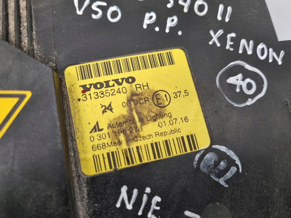 Frontscheinwerfer Volvo S40 II 31335240 Xenon Rechts Scheinwerfer Headlight SCH5869271781my