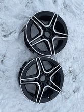 Load image into Gallery viewer, 2x Alufelge 18 Zoll 7.5" 5x112 49ET Glanz Schwarz A1774011500 Mercedes-Benz FEL3788906503bf