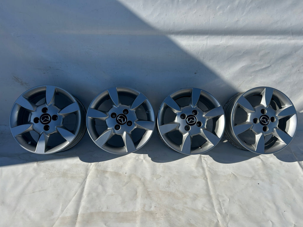 4x Alufelge 14 Zoll 6.0" 4x100 45ET Glanz DP74V3810 Mazda Rim Wheel FEL9729820537qx