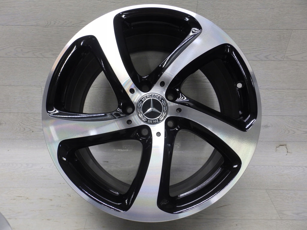 4x Alufelge 18 Zoll 8.0" 5x112 43ET Glanz Schwarz A2134013200 Mercedes-Benz FEL8396859382rg