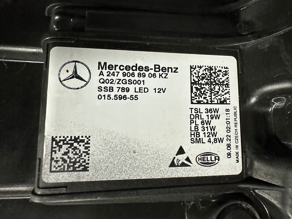 Frontscheinwerfer Mercedes-Benz W247 A2479068906 LED Links Headlight