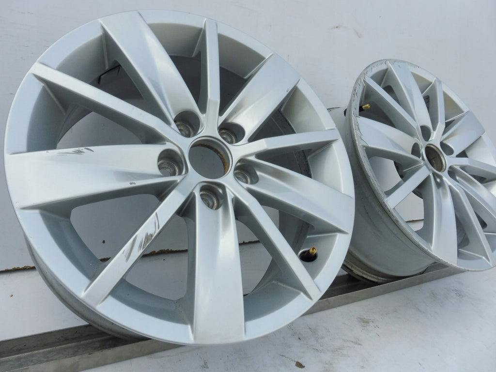 1x Alufelge 15 Zoll 6.0" 5x100 40ET 6C0601025H VW Polo Rim Wheel