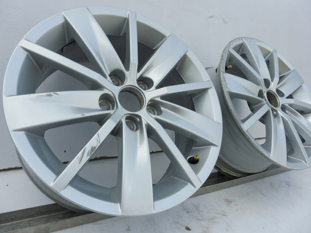 1x Alufelge 15 Zoll 6.0" 5x100 40ET 6C0601025H VW Polo Rim Wheel FEL2897555230wh