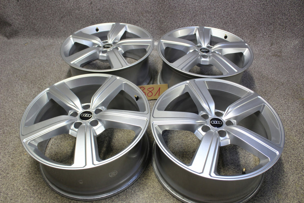 4x Alufelge 20 Zoll 9.0" 5x112 38ET Glanz Silber 4KE601025S Audi E-Tron FEL4610650796mn