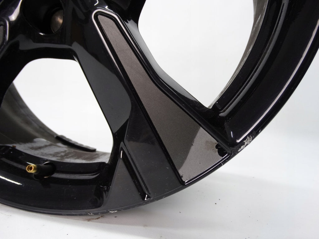 1x Alufelge 17 Zoll 6.5" 4x100 50ET Glanz Schwarz 40300-5FA5A Nissan Micra