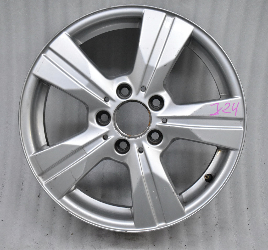 1x Alufelge 16 Zoll 6.0" 5x112 46ET Glanz Silber A1694012202 Mercedes-Benz W169