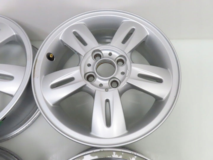 4x Alufelge 15 Zoll 5.5" 4x100 45ET Silber 6763295 Mini Rim Wheel FEL1232360695ps