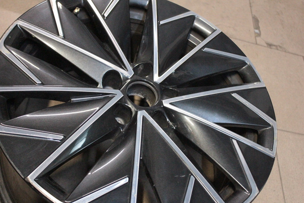 1x Alufelge 18 Zoll 8.0" 5x112 44ET Glanz Schwarz 3V0601025 Skoda Superb Iii FEL2910362888gh