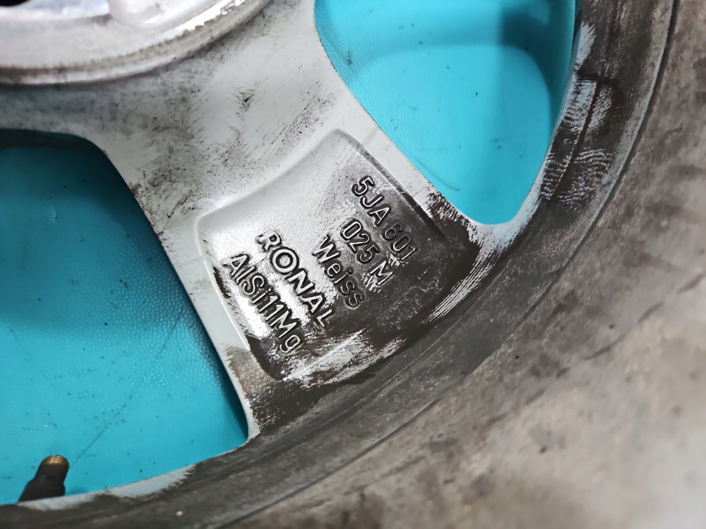 1x Alufelge 15 Zoll 6.0" 5x100 38ET 5JA601025L Skoda Fabia Iii Rim Wheel FEL8273920802gf