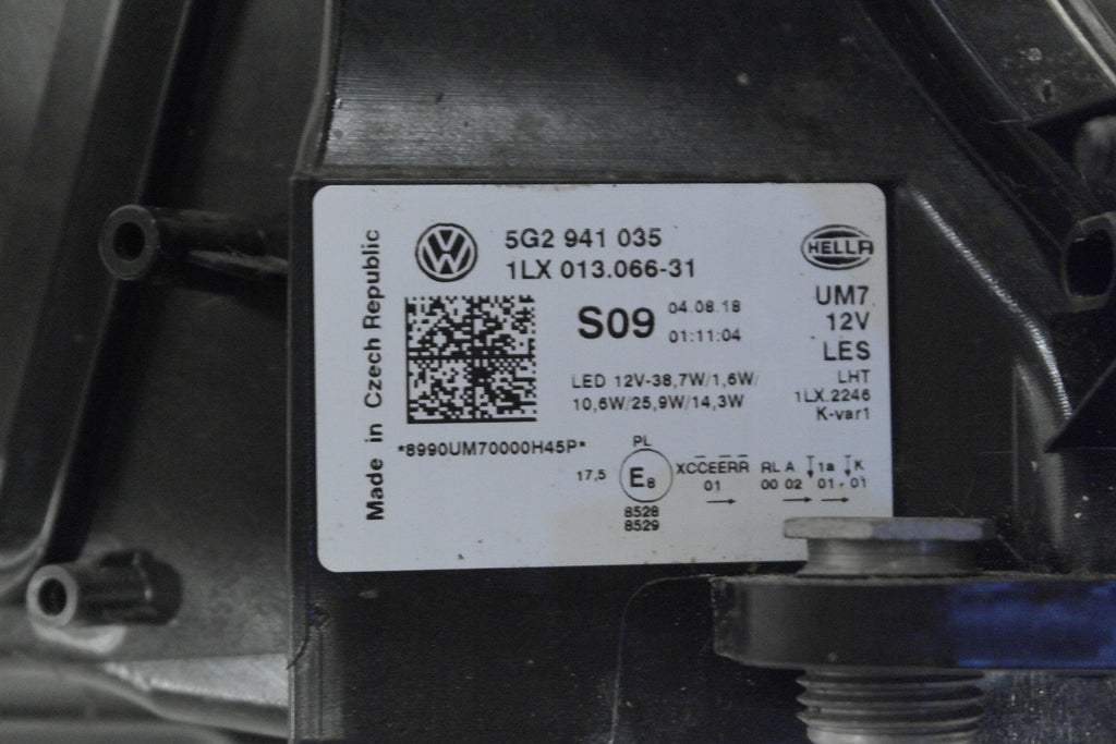 Frontscheinwerfer VW Golf VII 5G2941035 7P5941591AD Full LED Links Headlight SCH8715448580pq