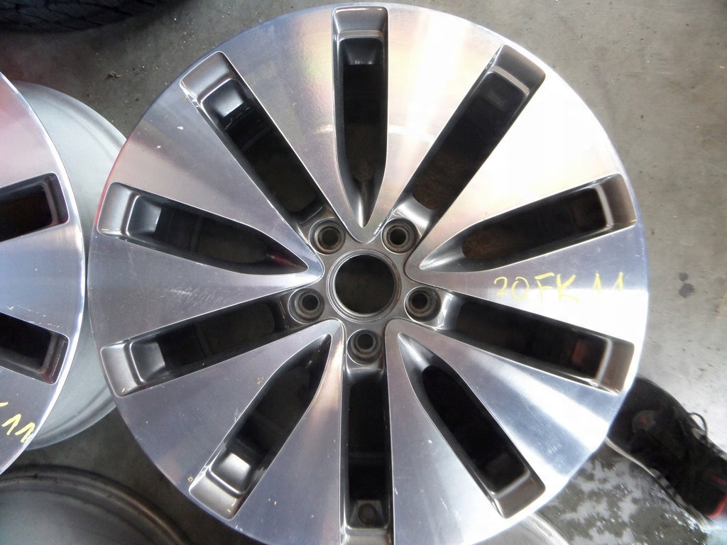 4x Alufelge 18 Zoll 7.5" 5x112 51ET Glanz Graphit 1K0601025 Mg 5 Golf V