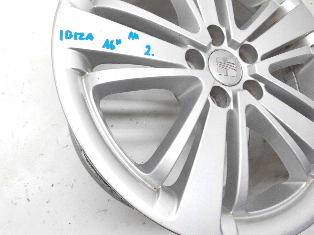 1x Alufelge 16 Zoll 7.0" 5x100 43ET 6J0601025D Seat Ibiza Rim Wheel