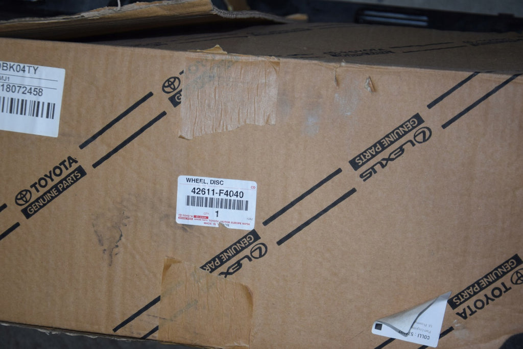 1x Alufelge 18 Zoll 7.0" 5x114.3 50ET Glanz Schwarz 42611-F4040 Toyota I FEL7321017516bu
