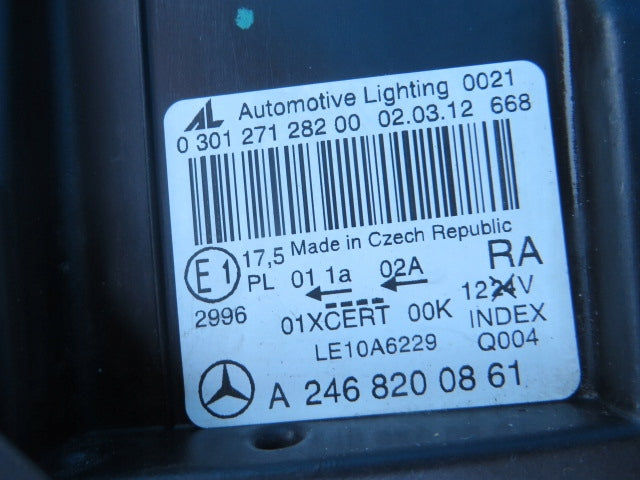 Frontscheinwerfer Mercedes-Benz W246 A2468200861 Xenon Rechts Headlight SCH1795003056mv