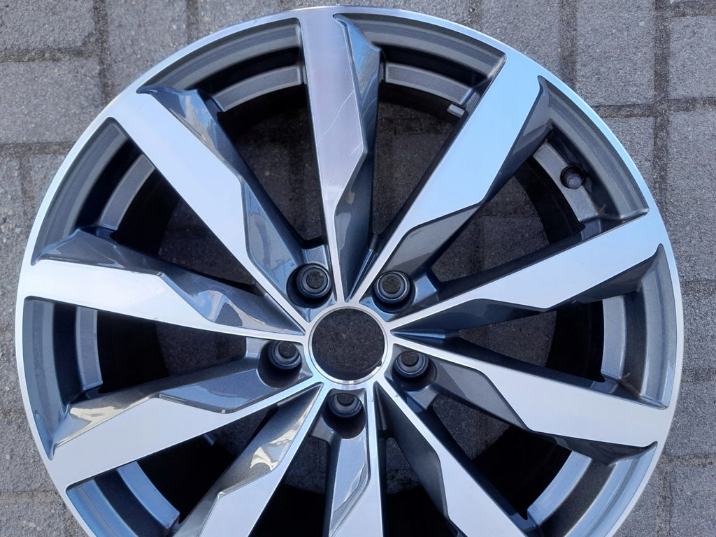 1x Alufelge 18 Zoll 8.0" 5x112 40ET Glanz Grau 8W0601025FJ Audi Rim Wheel FEL5750638832bo