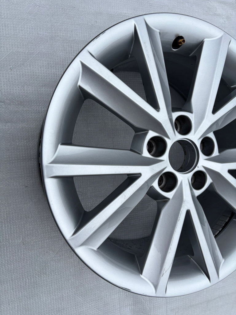 1x Alufelge 16 Zoll 7.0" 5x100 46ET Glanz Silber 5JA601025B Skoda I Rim Wheel FEL4818729873jb