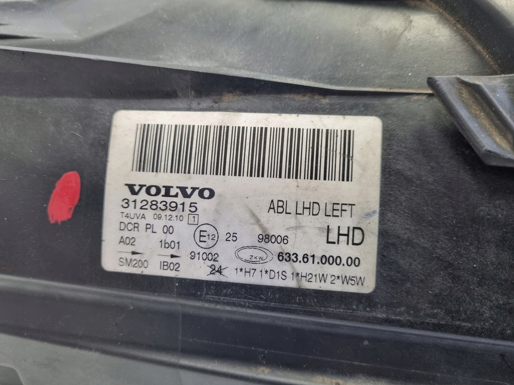 Frontscheinwerfer Volvo V70 III 31283915 Xenon Links Scheinwerfer Headlight