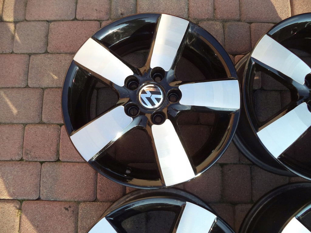 4x Alufelge 16 Zoll 6.5" 5x112 50ET 1T0601025G VW Rim Wheel FEL7505011456us