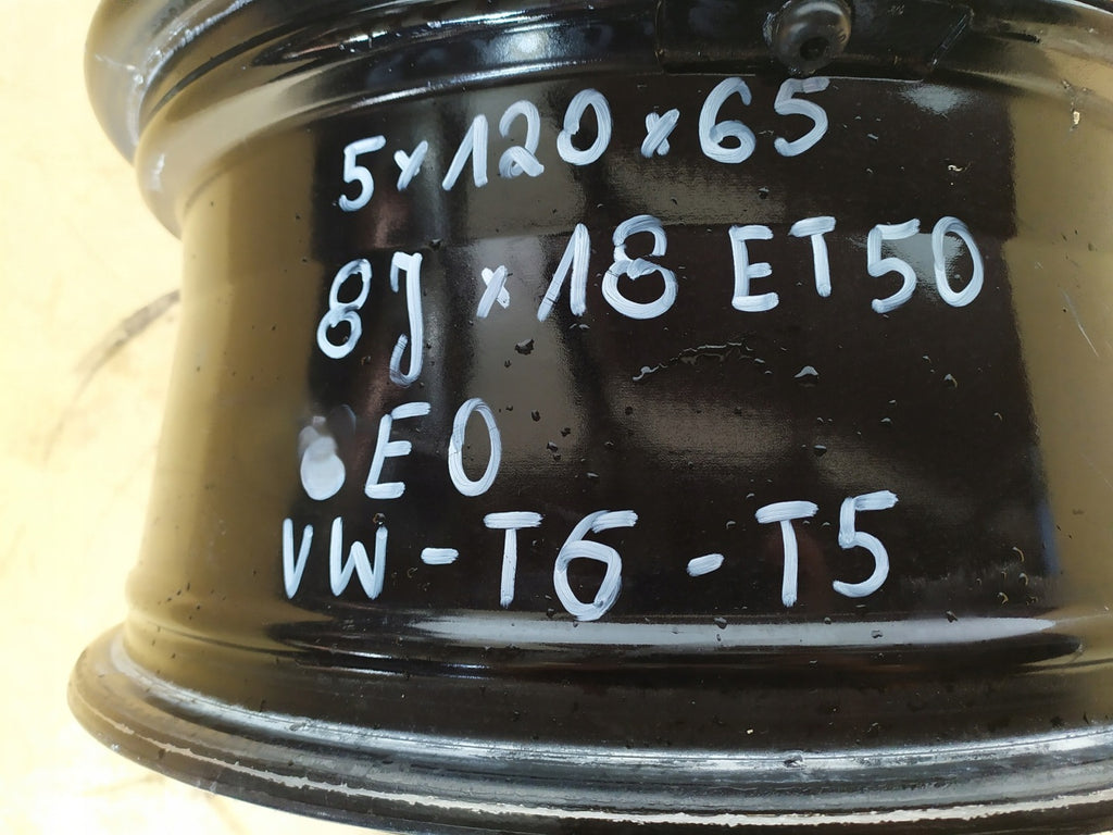 1x Alufelge 18 Zoll 8.0" 5x112 50ET Glanz Graphit 7E0601025H VW Multivan FEL7846681856zy