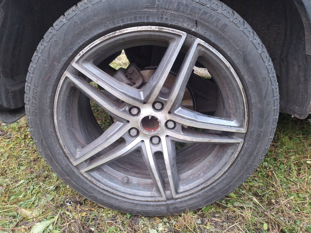 4x Alufelge 18 Zoll 8.0" 5x114.3 45ET Glanz Grau Rim Wheel FEL2861811154fo